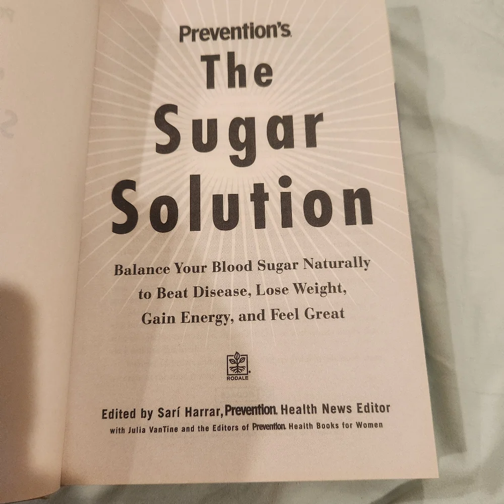 The Sugar Solution by Sari Harper and the Editors of Prevention